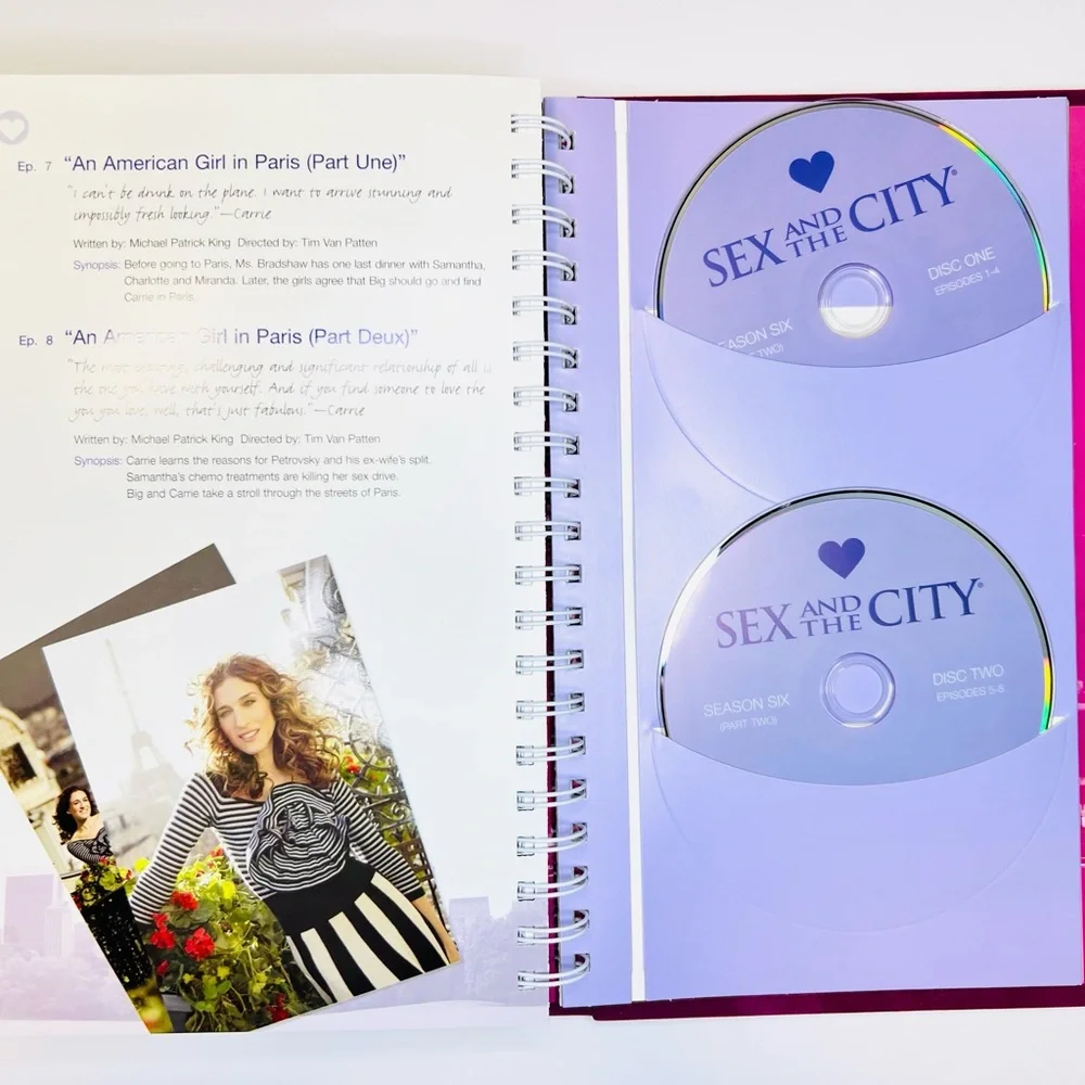 Sex and the City 2005 DVD The Complete Series - Bright Pink Box Set